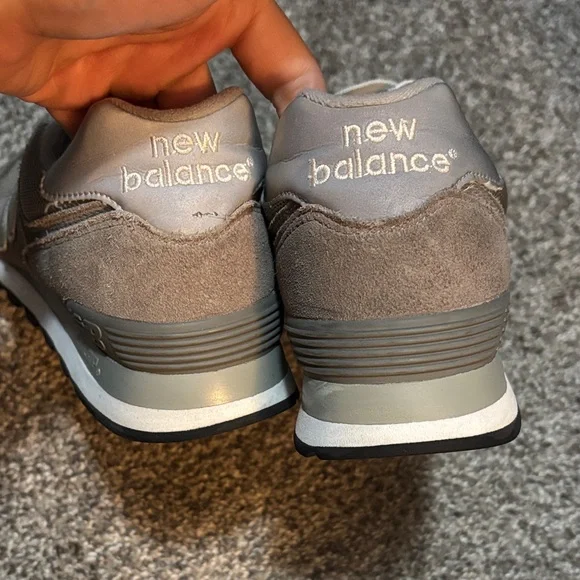 New Balance Men's Neutral Taupe Suede & Mesh Sneakers - Picture 3 of 7